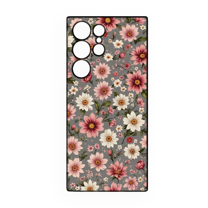 کاور طرح گل کد 316 مناسب برای گوشی موبایل سامسونگ Galaxy S23 Ultra