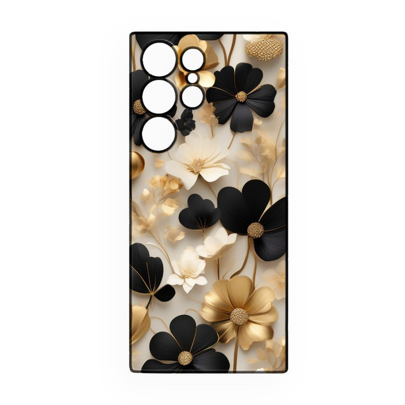 کاور طرح گل کد 322 مناسب برای گوشی موبایل سامسونگ Galaxy S22 Ultra