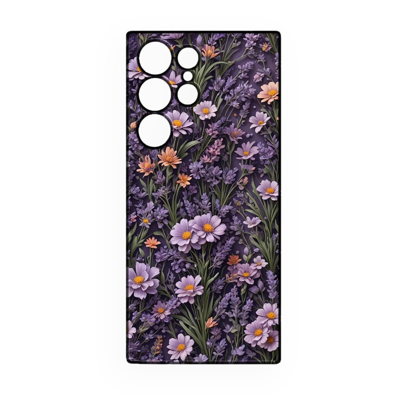 کاور طرح گل کد 338 مناسب برای گوشی موبایل سامسونگ Galaxy S25 Ultra