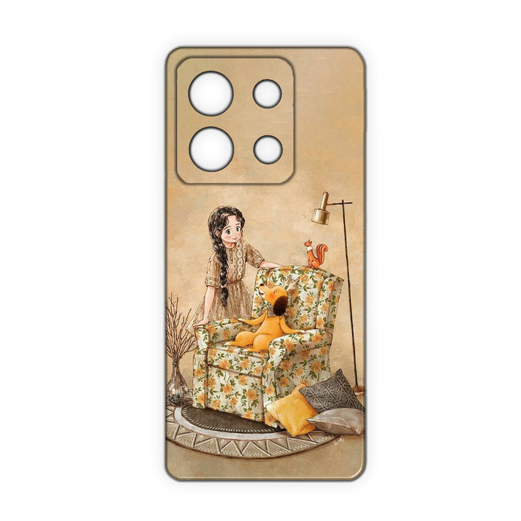 کاور مدل دخترانه کد 301 مناسب برای گوشی موبایل شیائومی Redmi Note 13 Pro 4G / Poco M6 Pro 4G