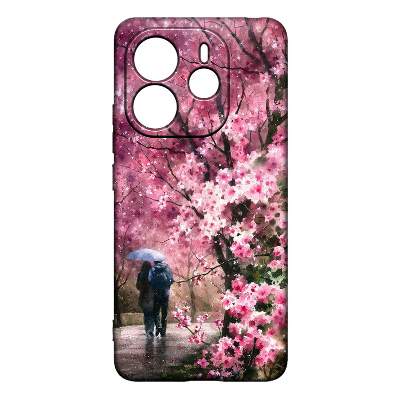 کاور طرح عاشقانه کد 55 مناسب برای گوشی موبایل شیائومی Redmi Note 14 4G