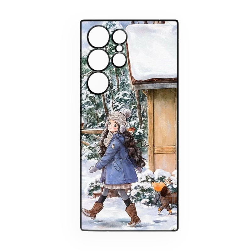 کاور طرح دخترانه کد 264 مناسب برای گوشی موبایل سامسونگ Galaxy S24 Ultra
