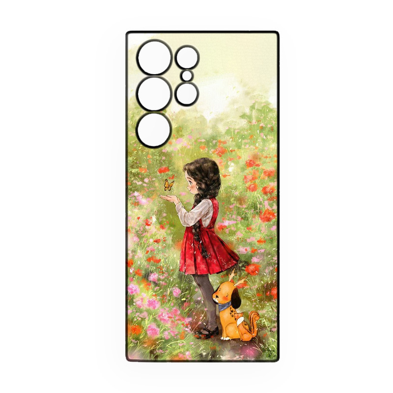 کاور طرح دخترانه کد 292 مناسب برای گوشی موبایل سامسونگ Galaxy S21 Ultra