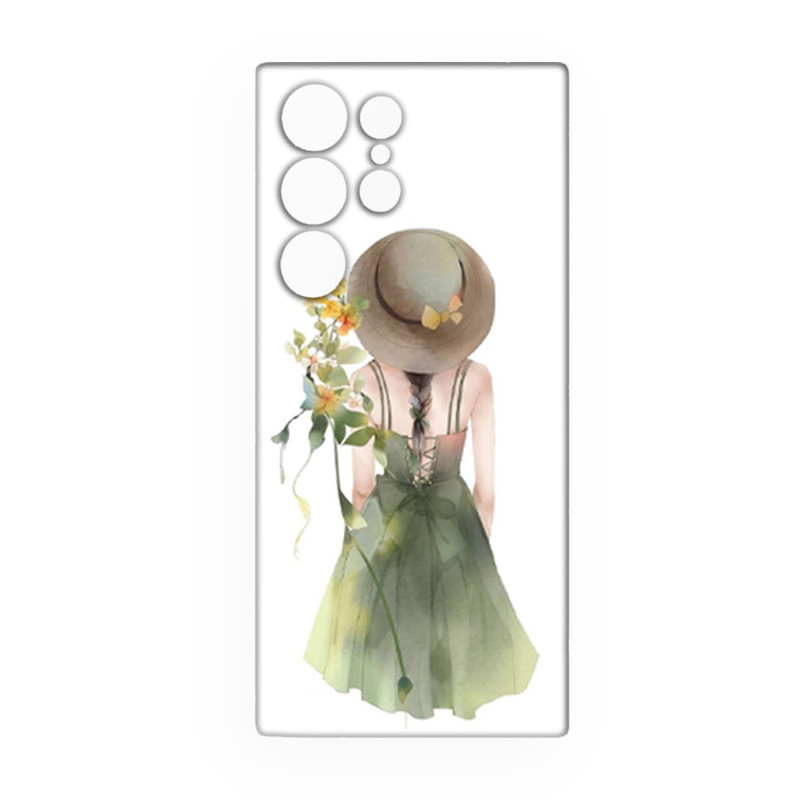 کاور طرح دخترانه کد 79 مناسب برای گوشی موبایل سامسونگ Galaxy S21 Ultra