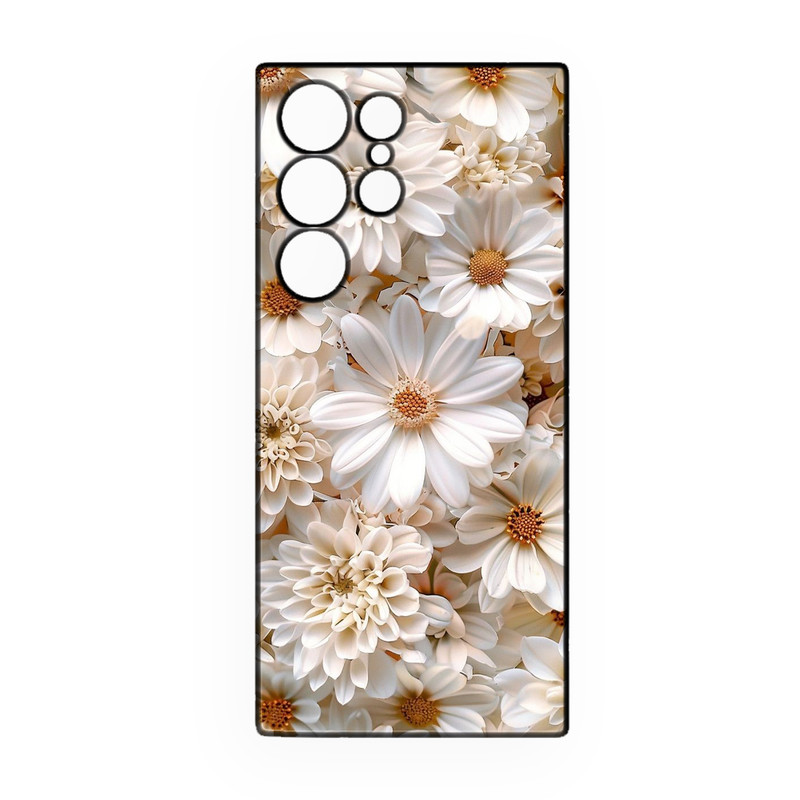 کاور طرح گل کد 334 مناسب برای گوشی موبایل سامسونگ Galaxy S22 Ultra