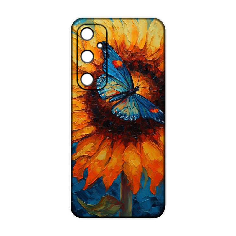 کاور مدل گل و پروانه کد 365 مناسب برای گوشی موبایل سامسونگ Galaxy A55
