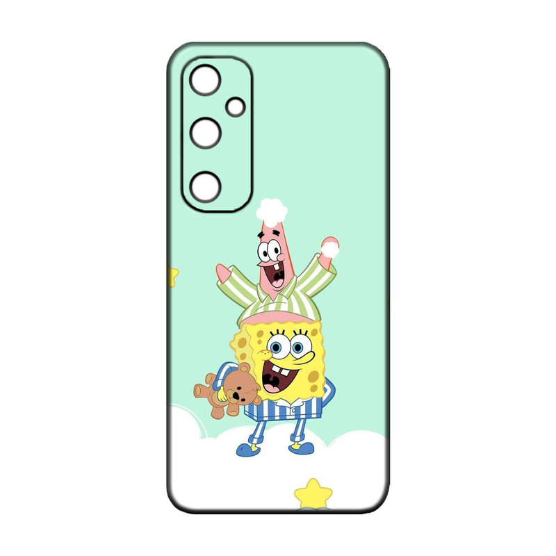 کاور مدل باب اسفنجی و پاتریک کد 466 مناسب برای گوشی موبایل سامسونگ Galaxy A15