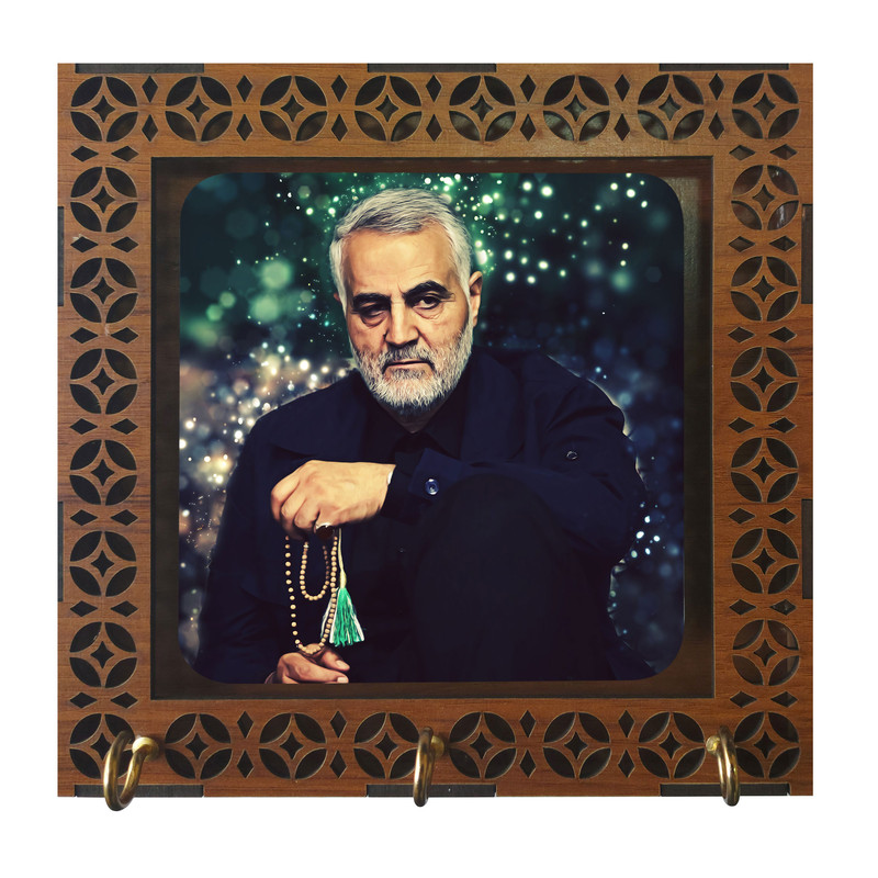 جا کلیدی مدل D1042 طرح سردار شهید حاج قاسم سلیمانی