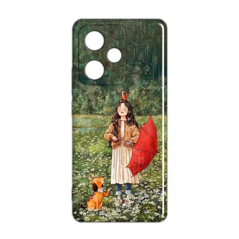 کاور مدل دخترانه کد 196 مناسب برای گوشی موبایل شیائومی Redmi 13