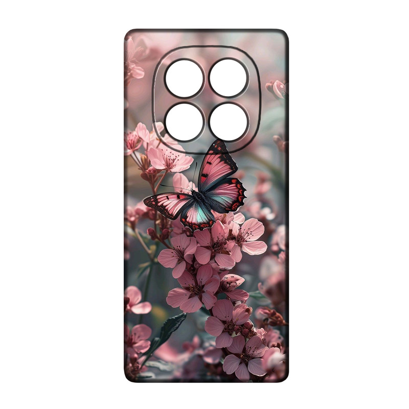 کاور طرح پروانه کد 468 مناسب برای گوشی موبایل شیائومی Redmi Note 14 Pro Plus