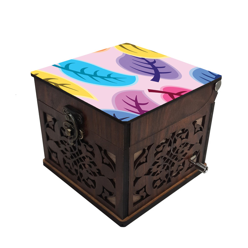 جعبه موزیکال مدل برگ  کد S189