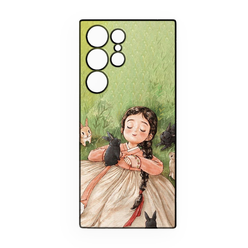 کاور طرح دخترانه کد 294 مناسب برای گوشی موبایل سامسونگ Galaxy S24 Ultra