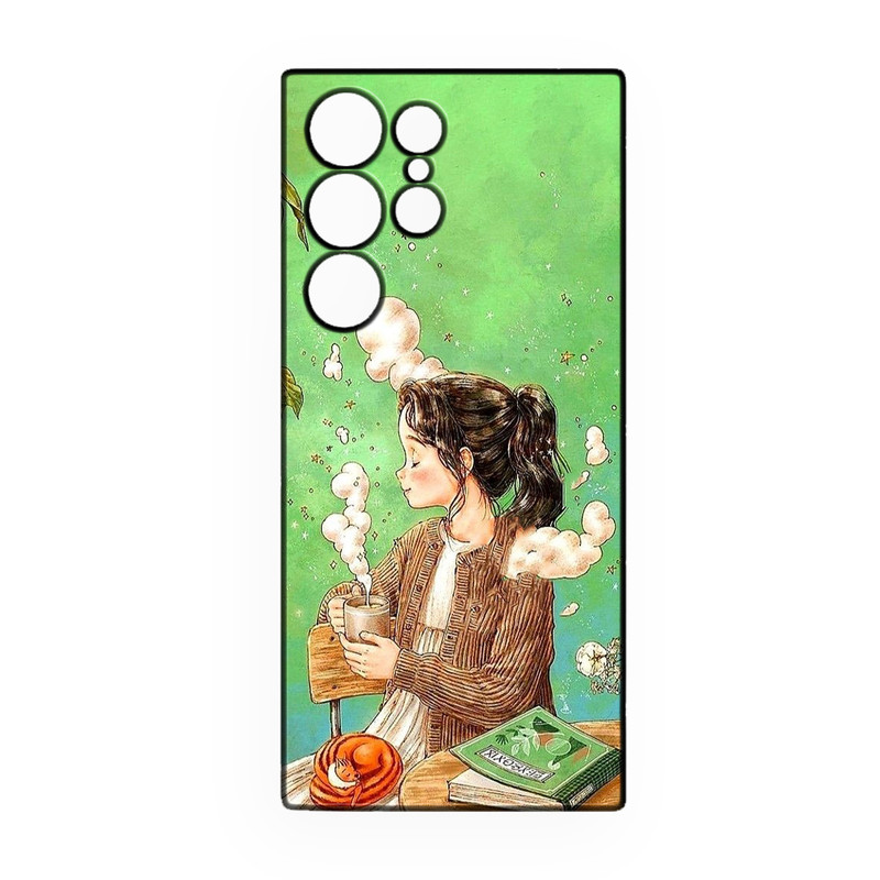 کاور طرح دخترانه کد 252 مناسب برای گوشی موبایل سامسونگ Galaxy S21 Ultra