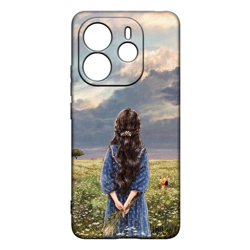 کاور طرح دخترانه کد 230 مناسب برای گوشی موبایل شیائومی Redmi Note 14 4G