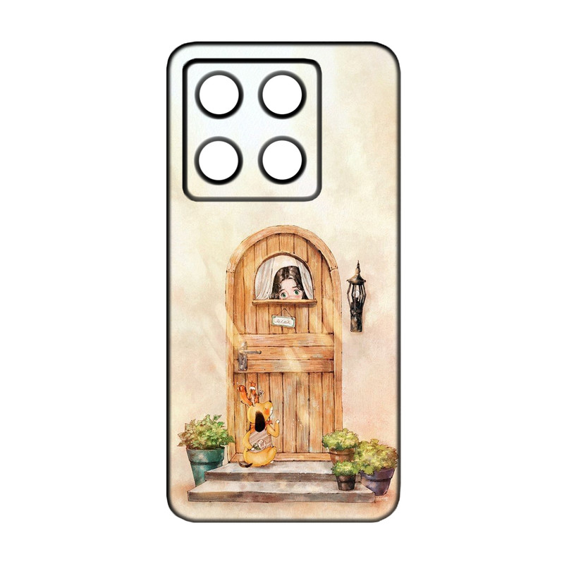 کاور طرح دخترانه کد 247 مناسب برای گوشی موبایل شیائومی redmi 14T