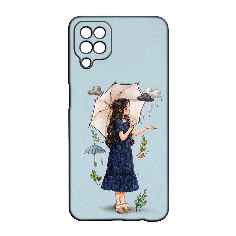 کاور طرح دخترانه کد 266 مناسب برای گوشی موبایل سامسونگ Galaxy A22 4g