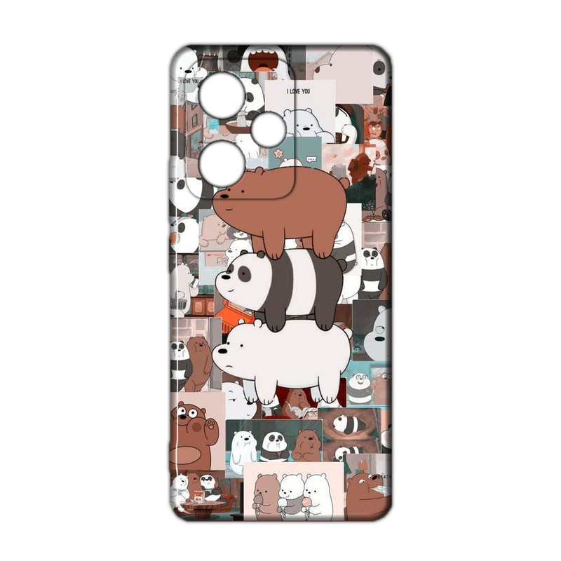 کاور مدل خرس کله پوک کد 117 مناسب برای گوشی موبایل شیائومی Redmi 13