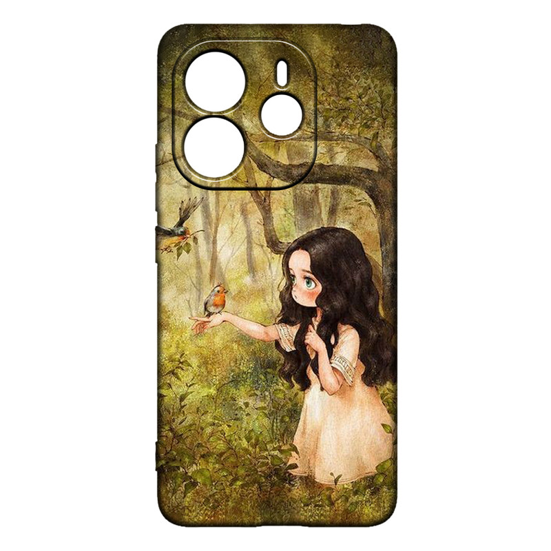 کاور طرح دخترانه کد 231 مناسب برای گوشی موبایل شیائومی Redmi Note 14 4G