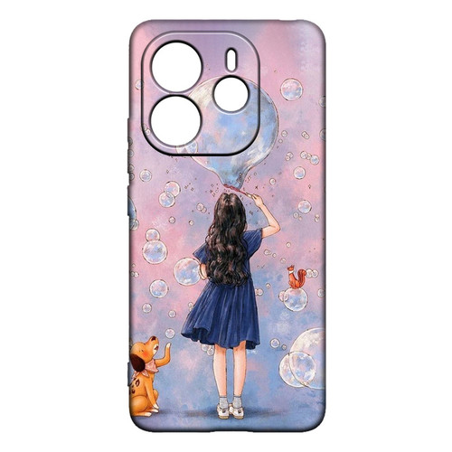 کاور طرح دخترانه کد 296 مناسب برای گوشی موبایل شیائومی Redmi Note 14 4G